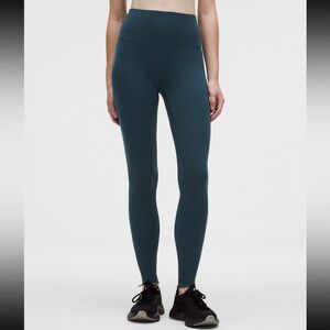Lululemon Wunder Train HR Tight 28” Indochine Blue (INCB) Size 4 NWT